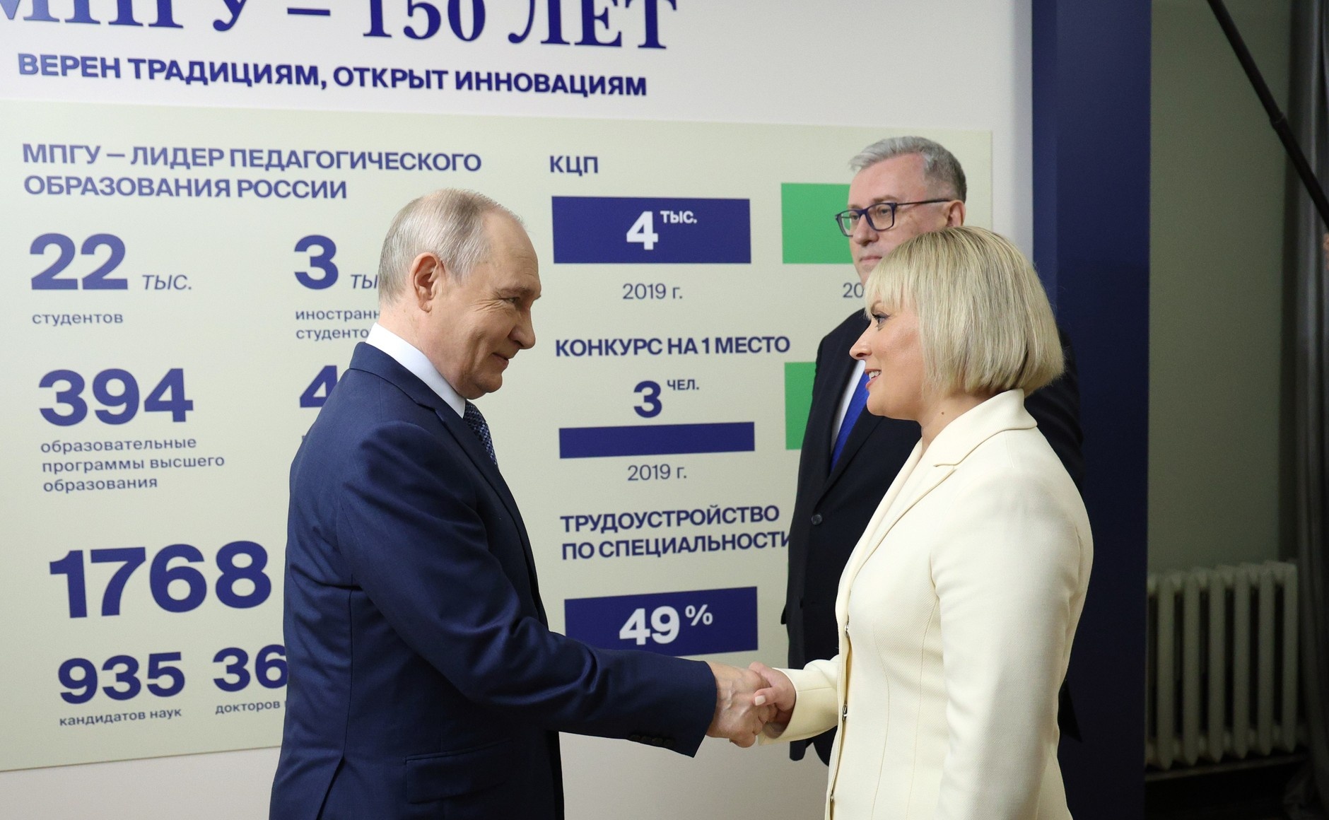 Владимир Путин посетил выставку «Единая школа – Единая страна»
